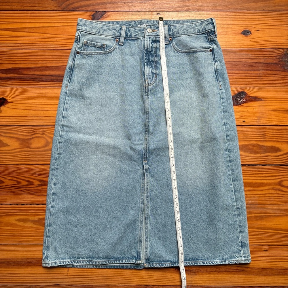 Old Navy High-Rise Denim Skirt, EUC, 14 - Picture 4 of 9